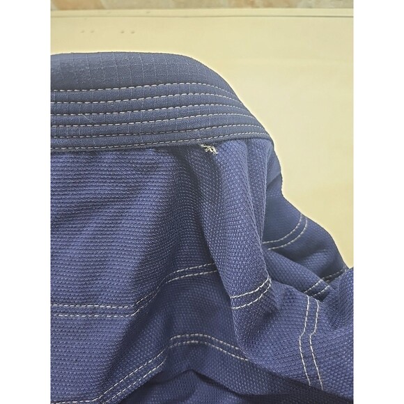 Gold BJJ Aeroweave  Lightweight Blue BJJ Gi Uniform Set A3H 100% Cotton *READ** - Picture 12 of 15